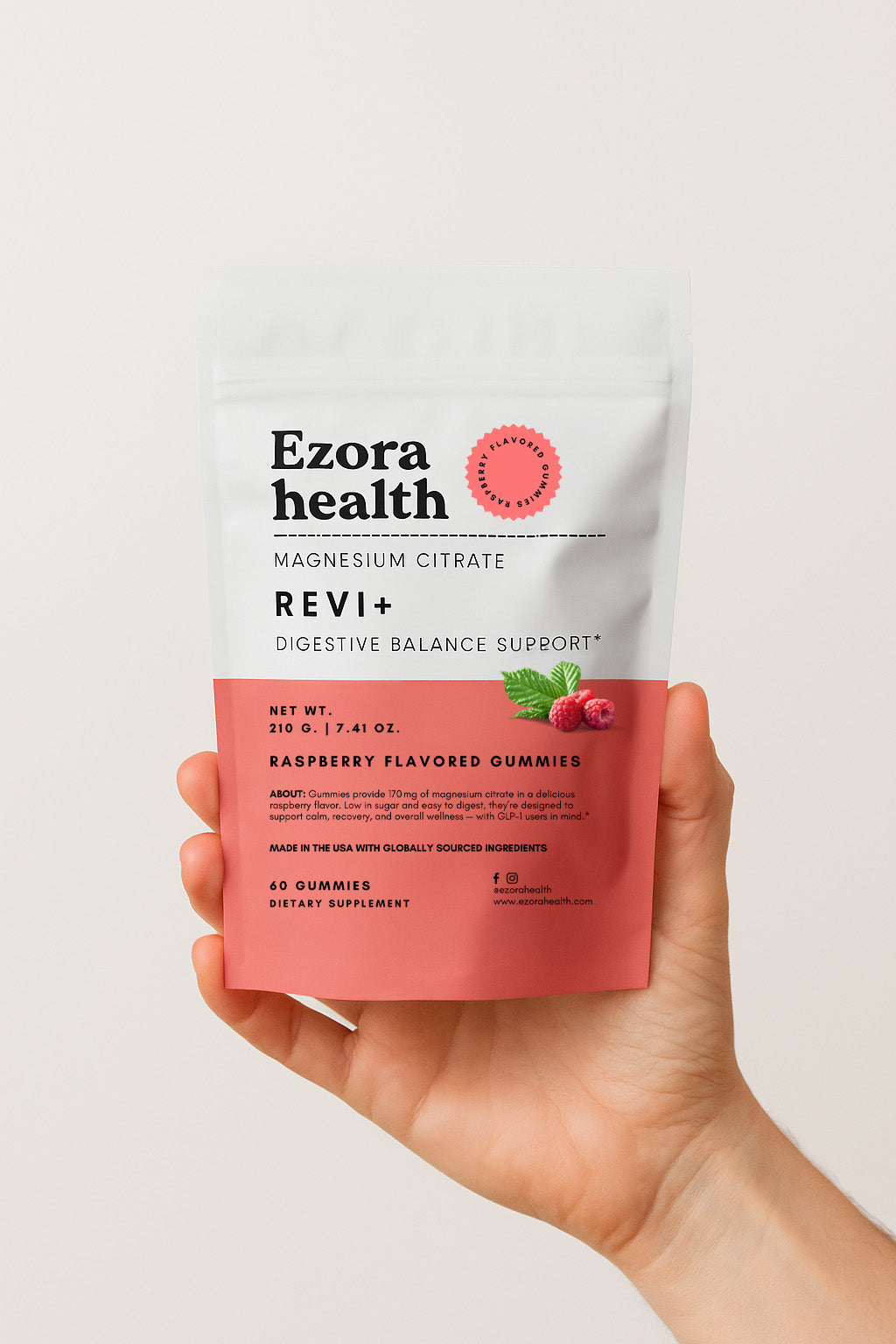 Revi+ Magnesium Gummies for Sleep & Recovery