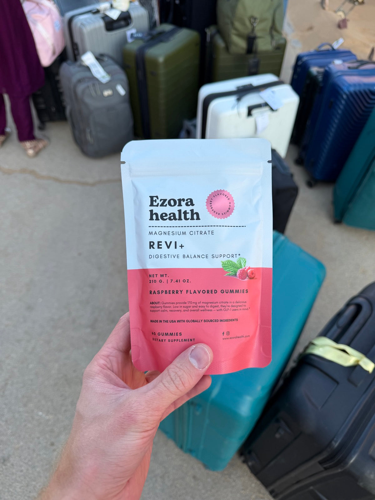 Revi+ Magnesium gummies by Ezora Health — supports restful sleep and muscle relaxation